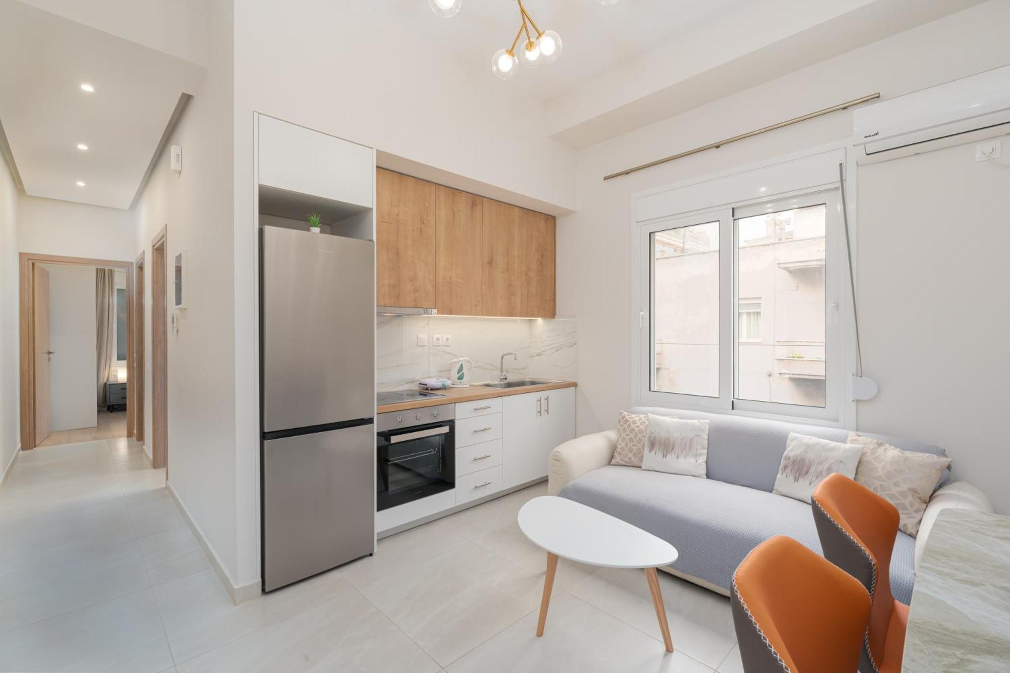 New Center Apartment Near Metro Athens Luaran gambar